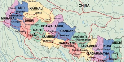 地図のデジタル-ネパール