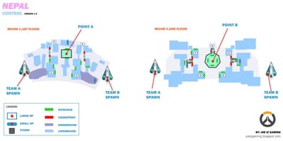 Overwatchネパールの地図
