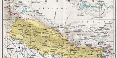 ネパールの地図old